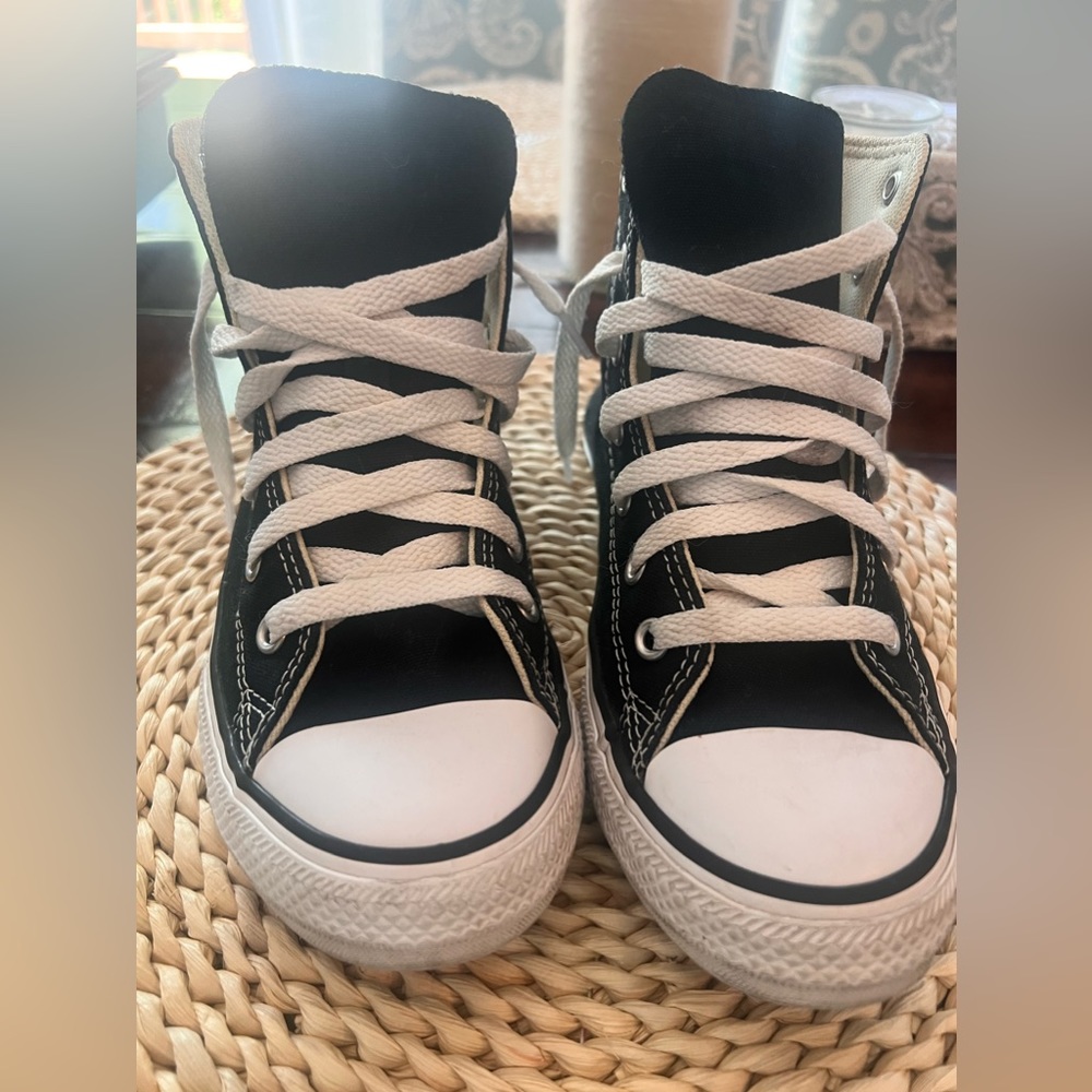 Kids Black High Top Converse